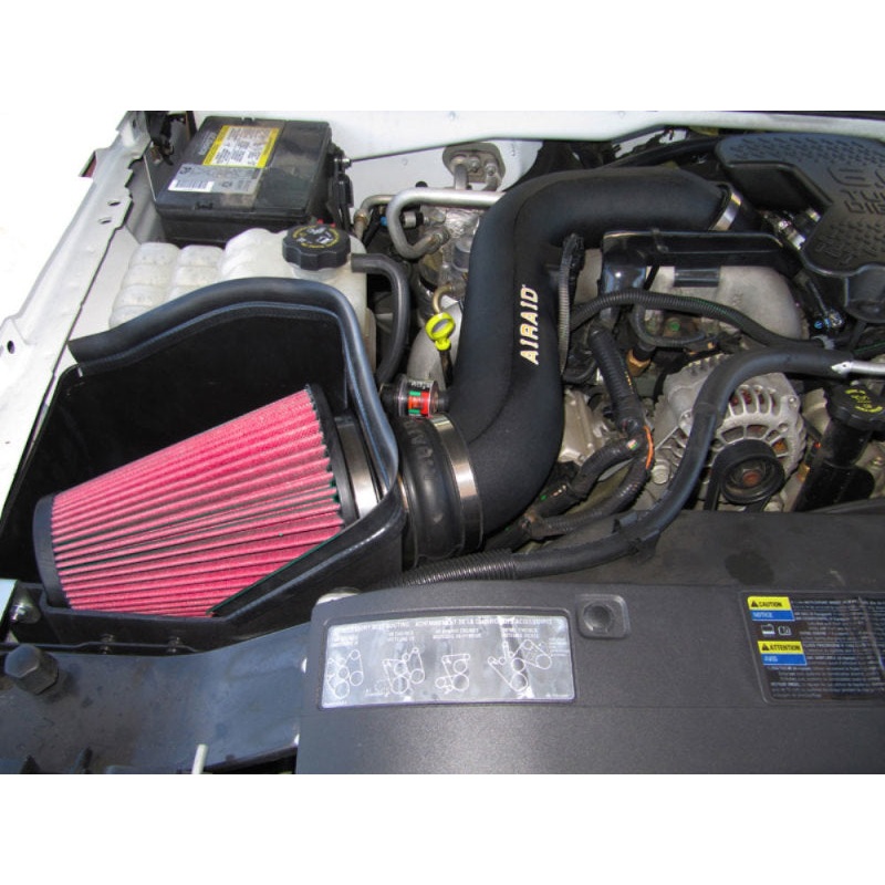 Airaid 04-05 GM 2500/3500 Pickup / 6.6L DSL MXP Intake System w/ Tube (Oiled / Red Media)