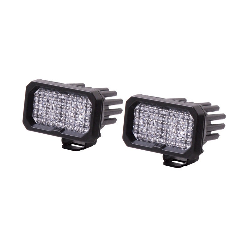Diode Dynamics Stage Series 2 In LED Pod Sport – White Flood Standard RBL (Pair)