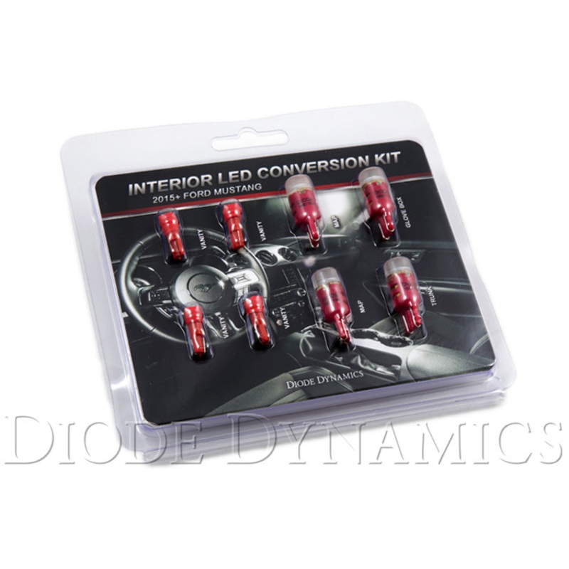 Mustang Interior Light Kit 15-17 Mustang Stage 2 Red Diode Dynamics