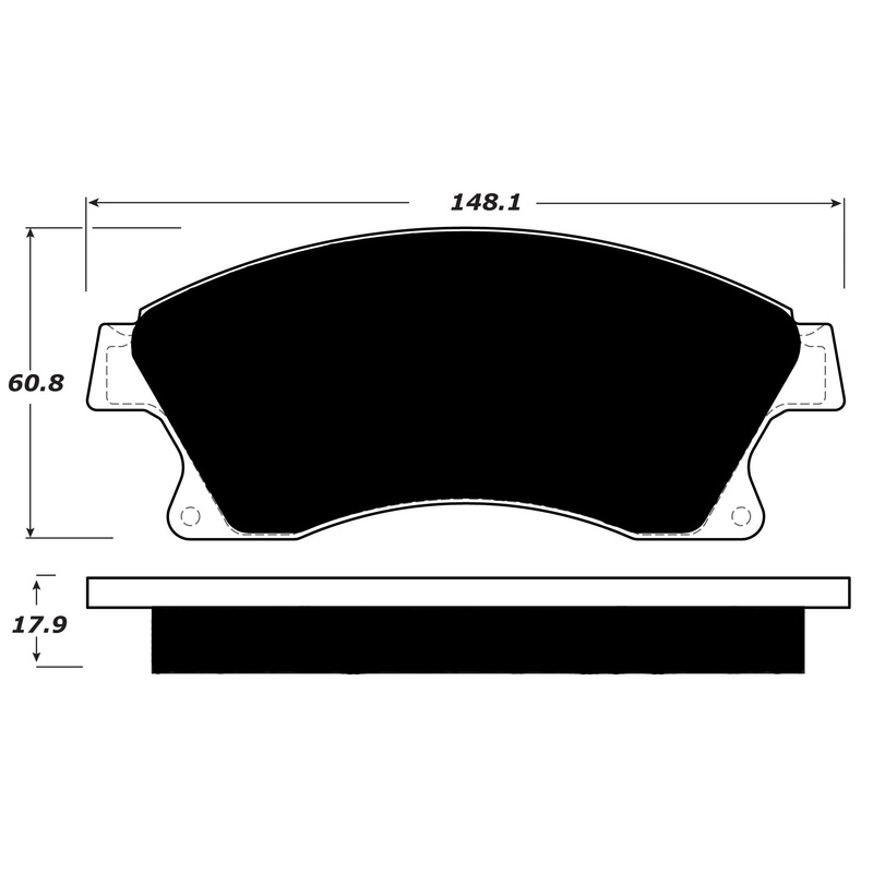 Porterfield Brake Pads for 2015 CHEVROLET CRUZE
