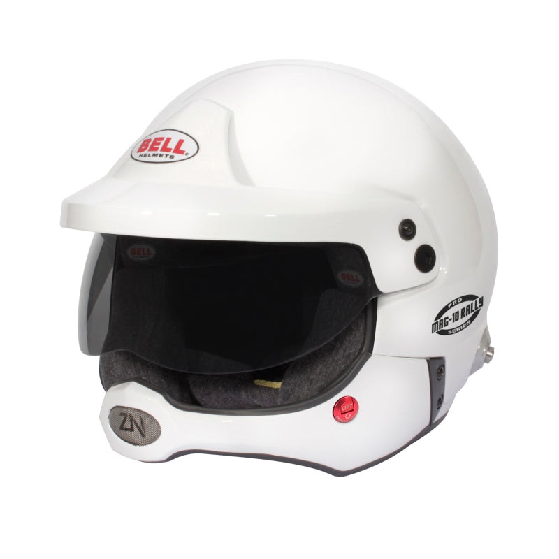 Bell Mag-10 Rally Pro (HANS) 57 (7 1/8) FIA8859/SA2020 – Size 57 | White