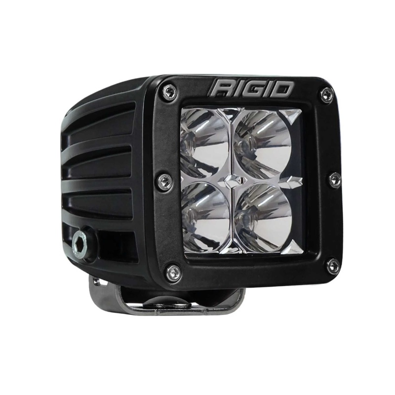 Rigid Industries Rigid D-Series LED Pro Light – Driving / Surface / Black Housing / Pair (RIG502313)