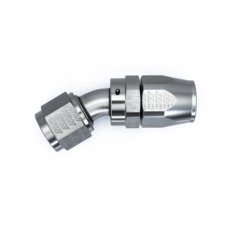 DeatschWerks 10AN Female Swivel 30-Degree Hose End CPE – Anodized Titanium