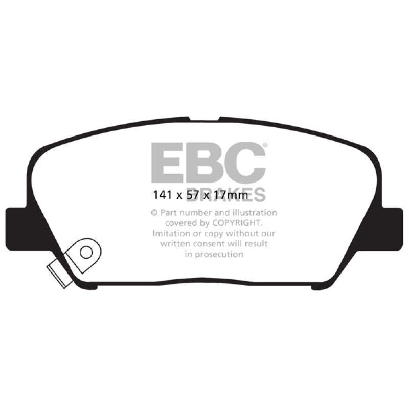 EBC 09+ Hyundai Genesis Coupe 2.0 Turbo Redstuff Front Brake Pads