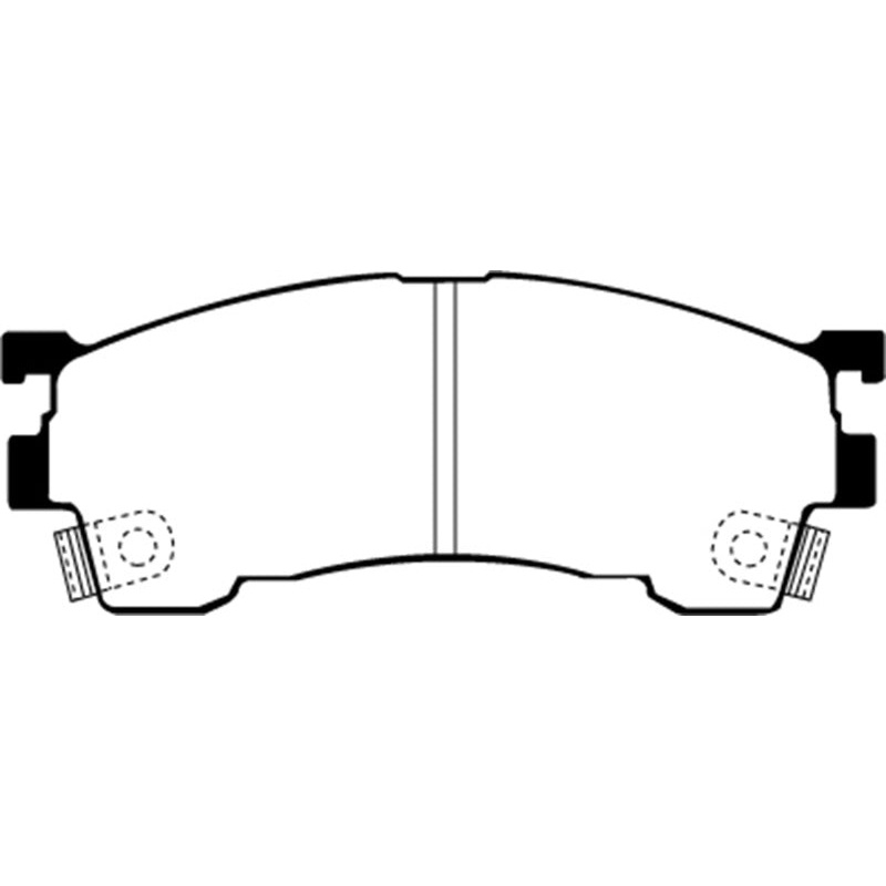 EBC 93-97 Ford Probe 2.0 16v Greenstuff Front Brake Pads