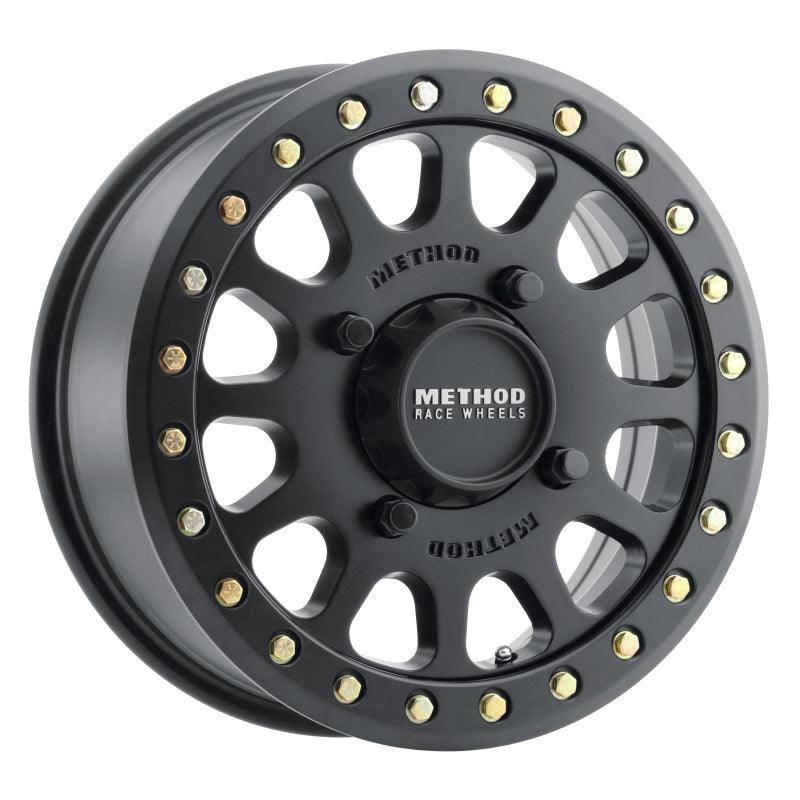 Method MR401 UTV Beadlock 15×6 / 5+1/53mm Offset / 4×156 / 132mm CB Matte Black Wheel
