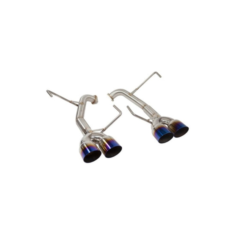 Nameless Performance [19-21 STI, 2018 STI Type RA] Axle Back 3.5″ Single Wall Neochrome Tips and No Muffler | SUAB15WRX-0MU-35NEO-19STI