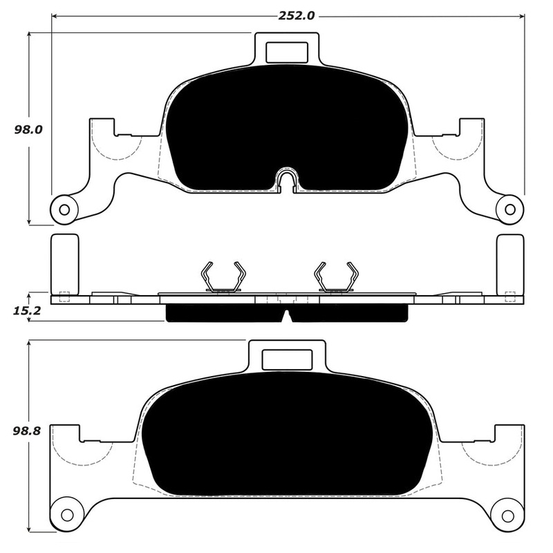 Porterfield Brake Pads for 2019 AUDI A4 w/300mm Rear Discs