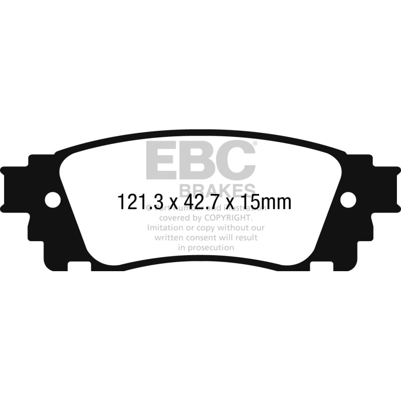 EBC 2017+ Toyota C-HR 2.0L Yellowstuff Rear Brake Pads