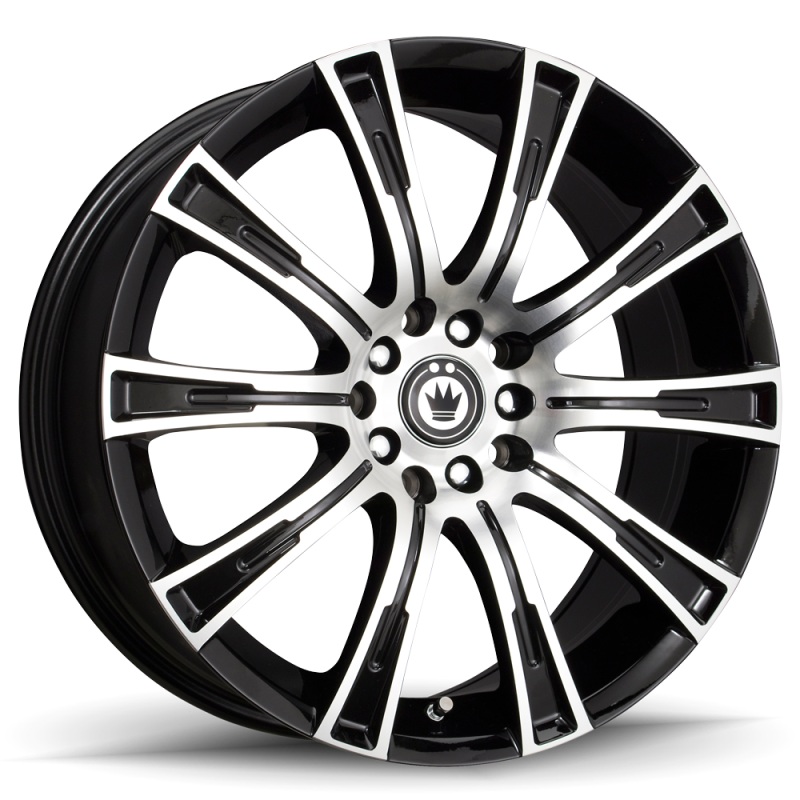 Konig Crown 17×7.5 5×110/115 ET40 Black Machine Face