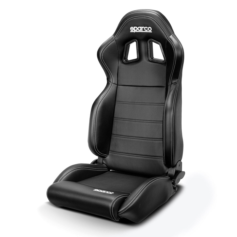 Sparco R100 Tuner Seat Vinyl Black