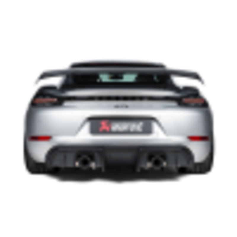 Akrapovic 2020+ Porsche Cayman GT4 (718) Slip-On Race Line (Titanium) (Req Tips / Option 2)