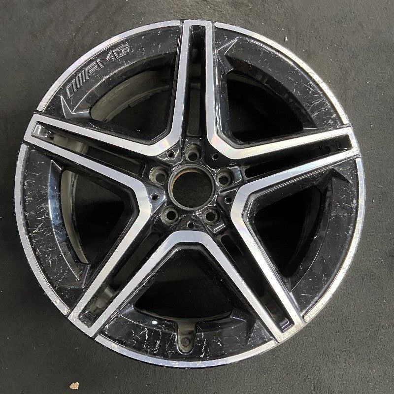 20″ MERCEDES GLE-CLASS 20-22 167 Type GLE450 20×9 black pockets frt ET 57 Original OEM Wheel Rim