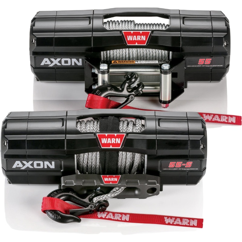 5500 lb. UTV/ATV Axon 55 Winch W/ Wire Rope By Warn