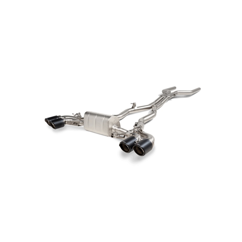 Akrapovic 2020+ BMW M8 Gran Coupe (F93) Evolution Line Cat Back (Titanium) w/Titanium/CF Tips
