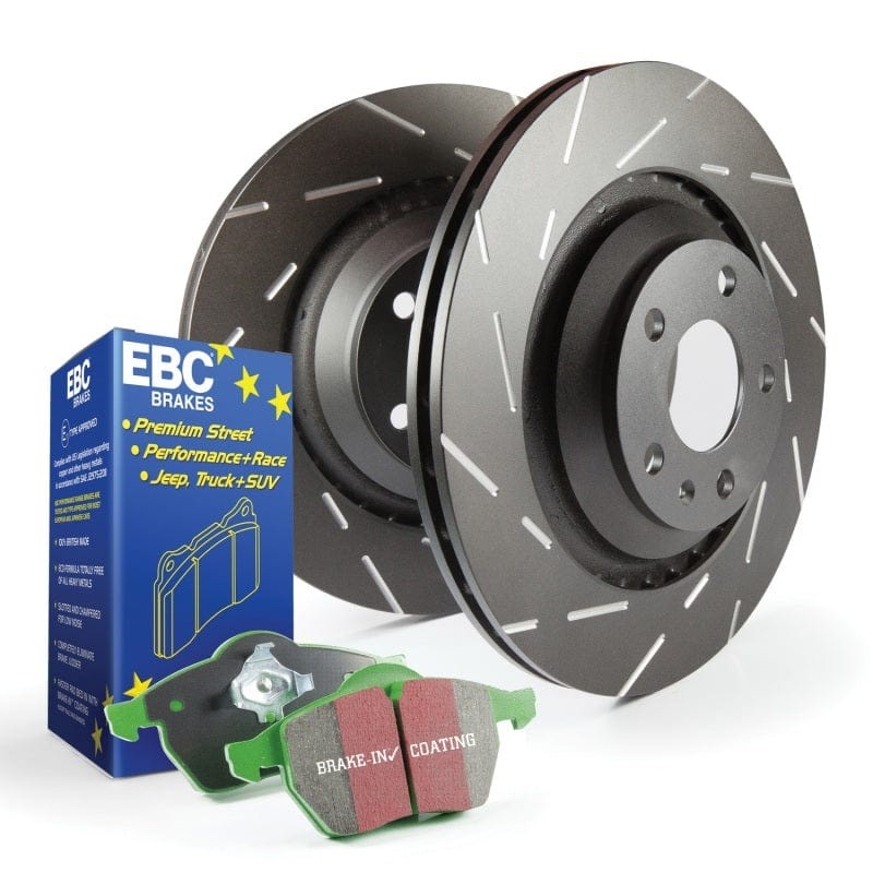 EBC S2 Kits Greenstuff Pads and USR Rotors Focus RS Rear