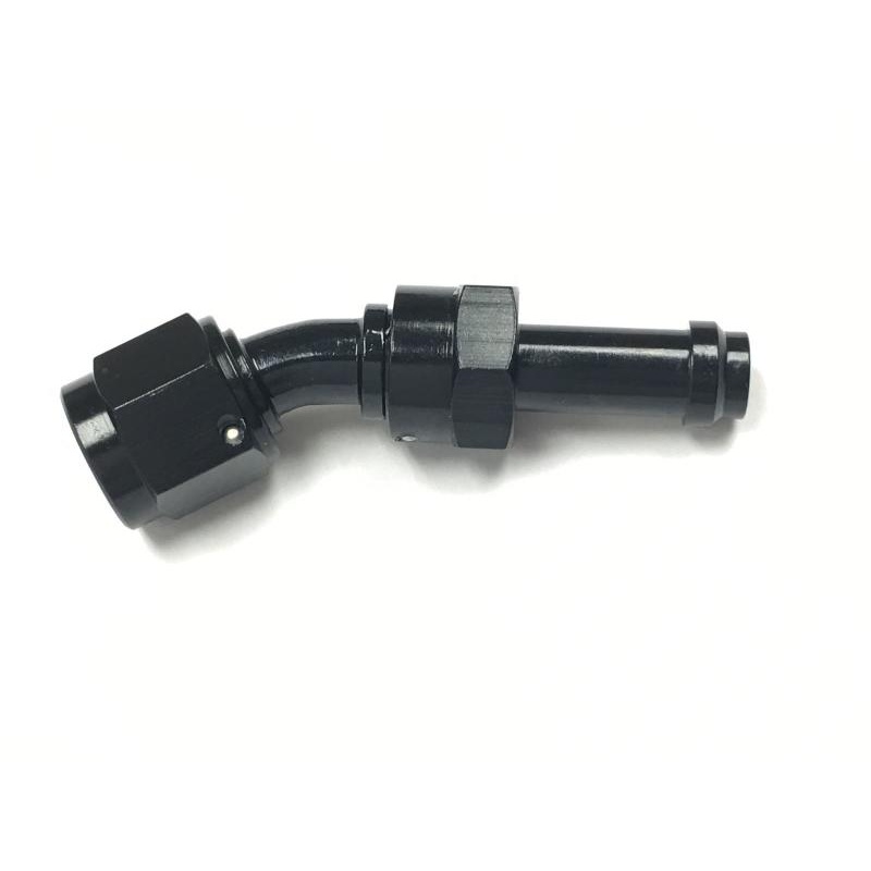 Fragola -6AN 30 Degree EZ Street Hose End Black