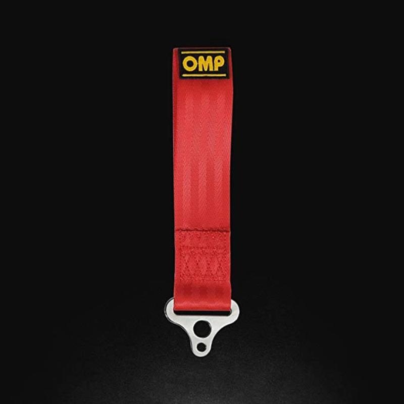 OMP Tow Hook Stainless Internal Diameter 100 mm – Medium Material (Red)