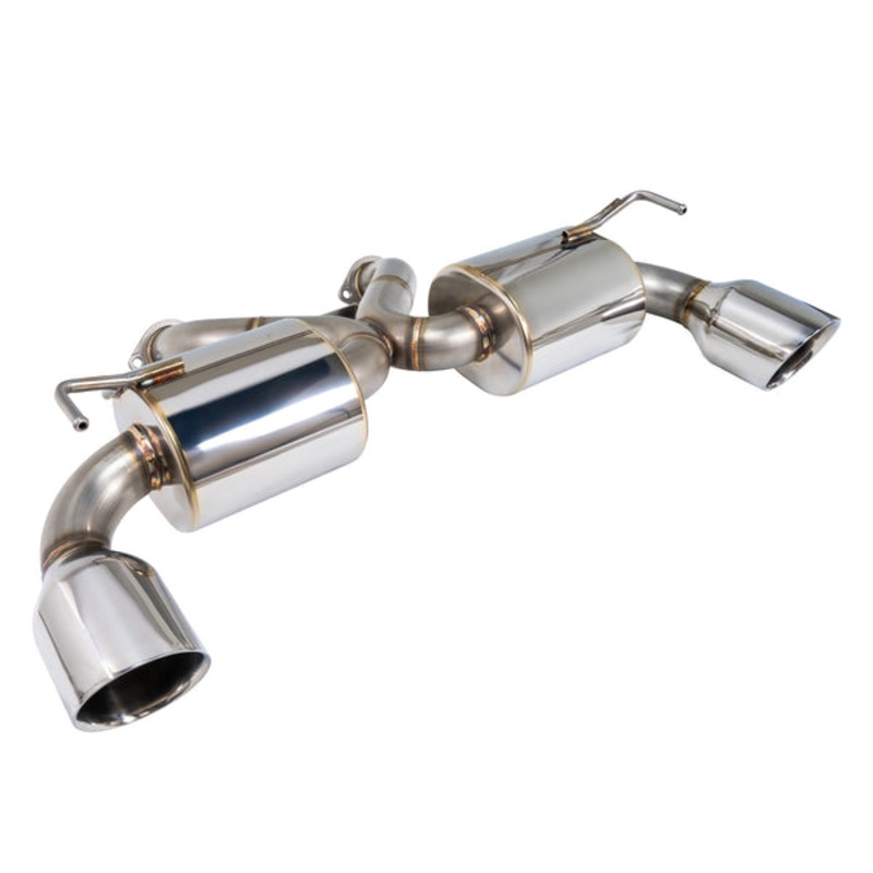 Remark V2 Y-Back Axle Back Exhaust w/Stainless Steel Double Wall Tip + Center Pipe Nissan 370Z 2009+ |