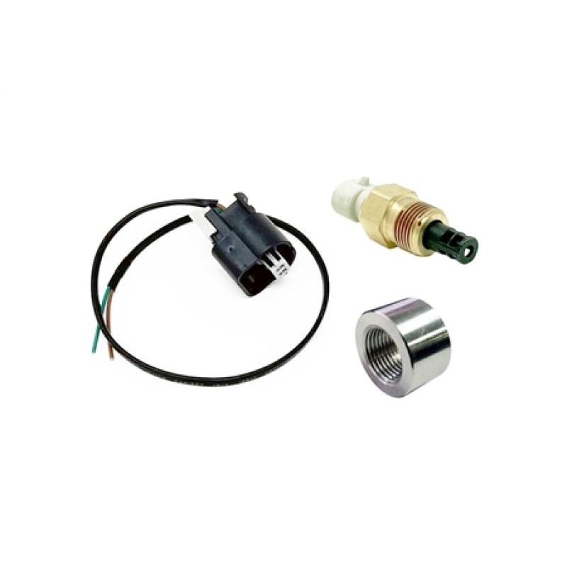 Torque Solution Fast Response SD IAT Sensor Kit GM Style IAT Sensor w/ Pigtail & Stainless Weld Bung