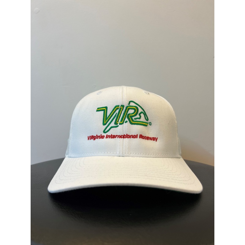 VIR Logo Adjustable White Cap