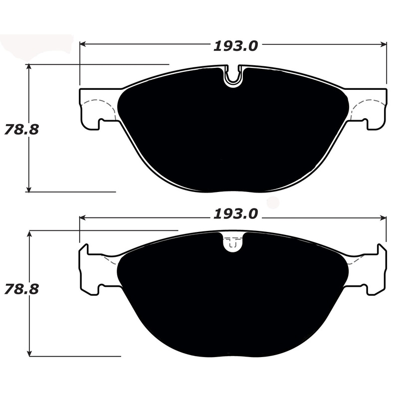 Porterfield Brake Pads for 2010 JAGUAR XJ/XJL  Supercharged