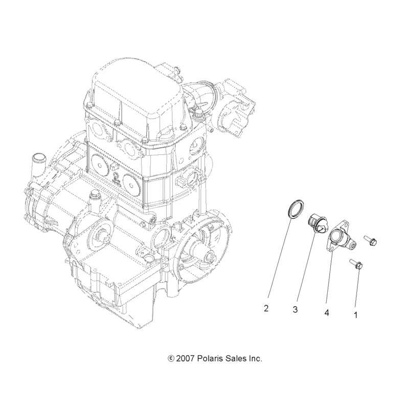 Thermostat W/ Bypass by Polaris