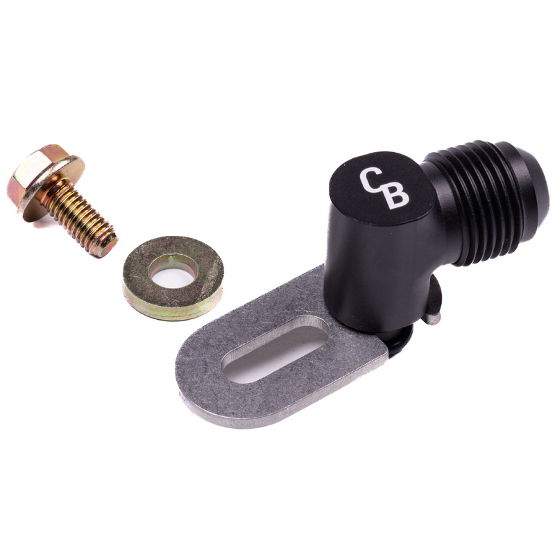 Chase Bays – Power Steering Pump Feed 10AN Adapter – Toyota 1JZ | 2JZ & BEAMS
