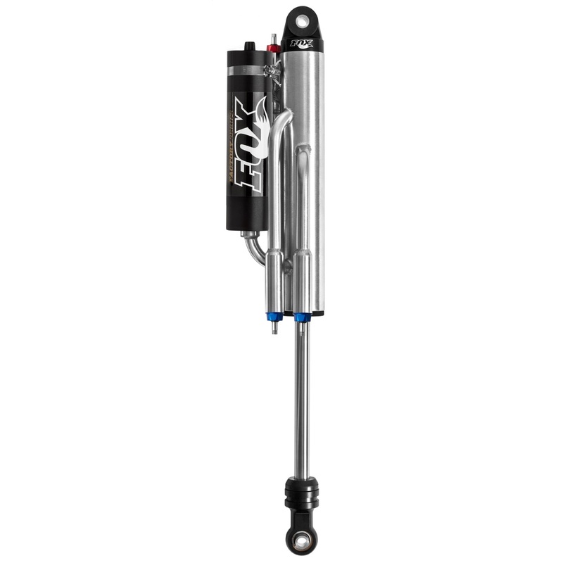 Fox 2.5 Factory Series 8in. Piggyback Res. 3-Tube Bypass Shock 7/8in. Shaft (21/70) – Black/Zinc