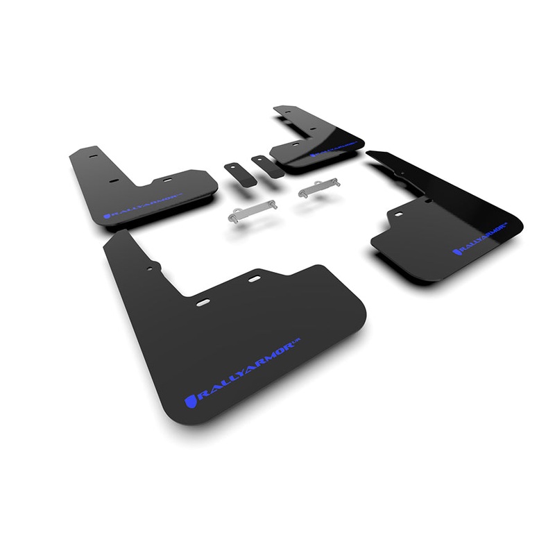 Rally Armor UR Mud Flaps Blue Logo – 2022+ WRX