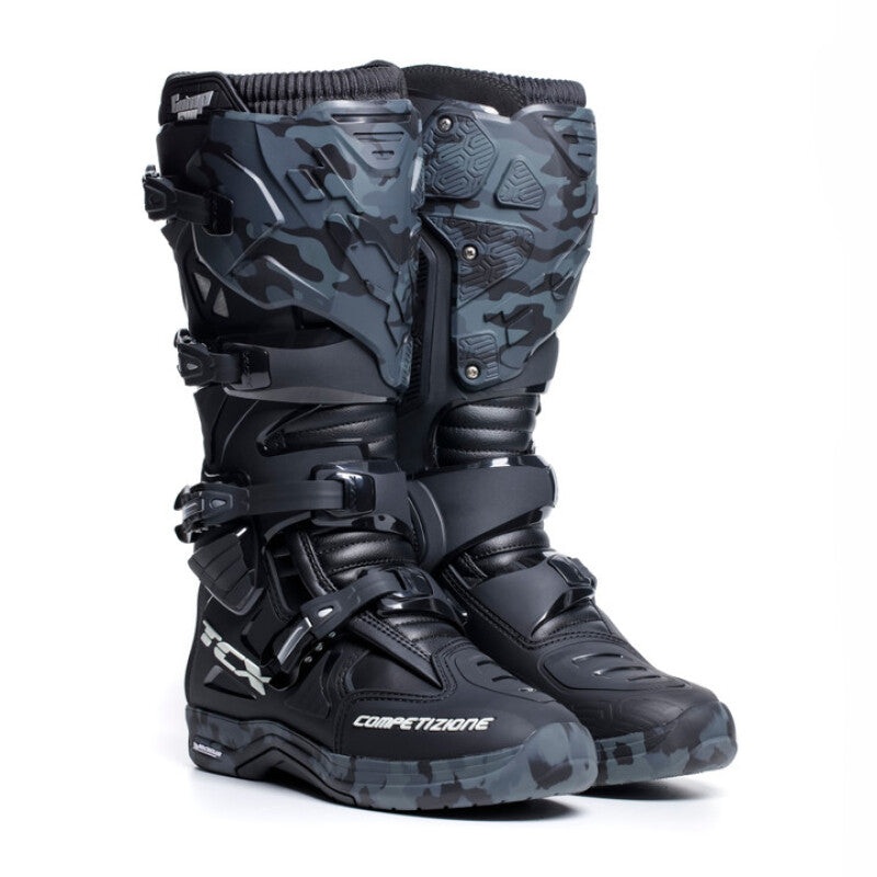 TCX Comp Evo 2 Michelin Boot Black/Camo Size – 44
