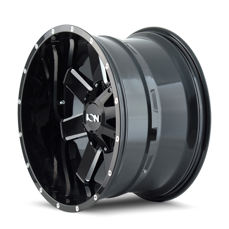 ION Type 141 20×9 / 5×127 BP / 0mm Offset / 87mm Hub Gloss Black Milled Wheel