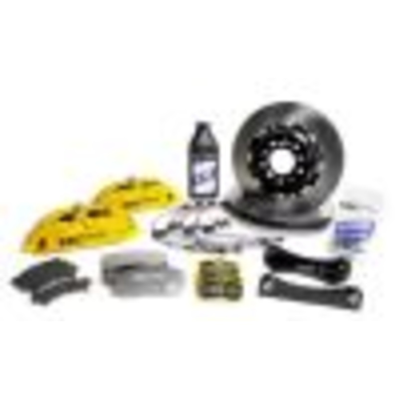 EBC Racing 13-22 Volkswagen GTI MK7/MK8 2.0T Yellow Apollo-4 Calipers 355mm Rotors Front BBK