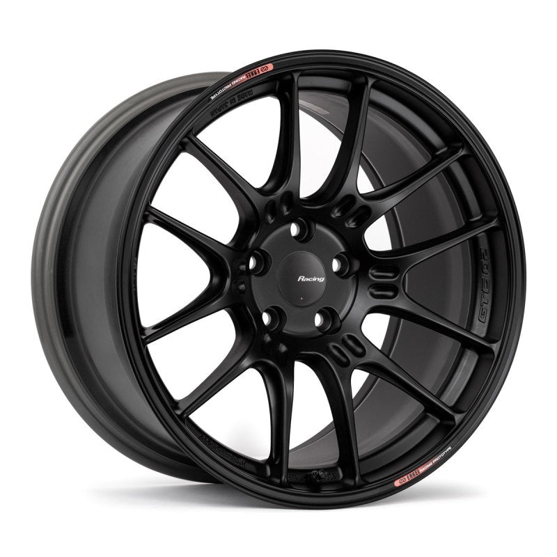 ENKEI GTC02 Wheel – 18×10.0 +25 | 5×114.3 | Matte Black
