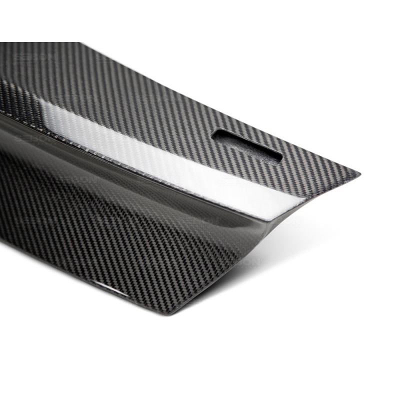 Seibon 14-15 Honda Civic Si Coupe OEM-Style Carbon Fiber Trunk Garnish
