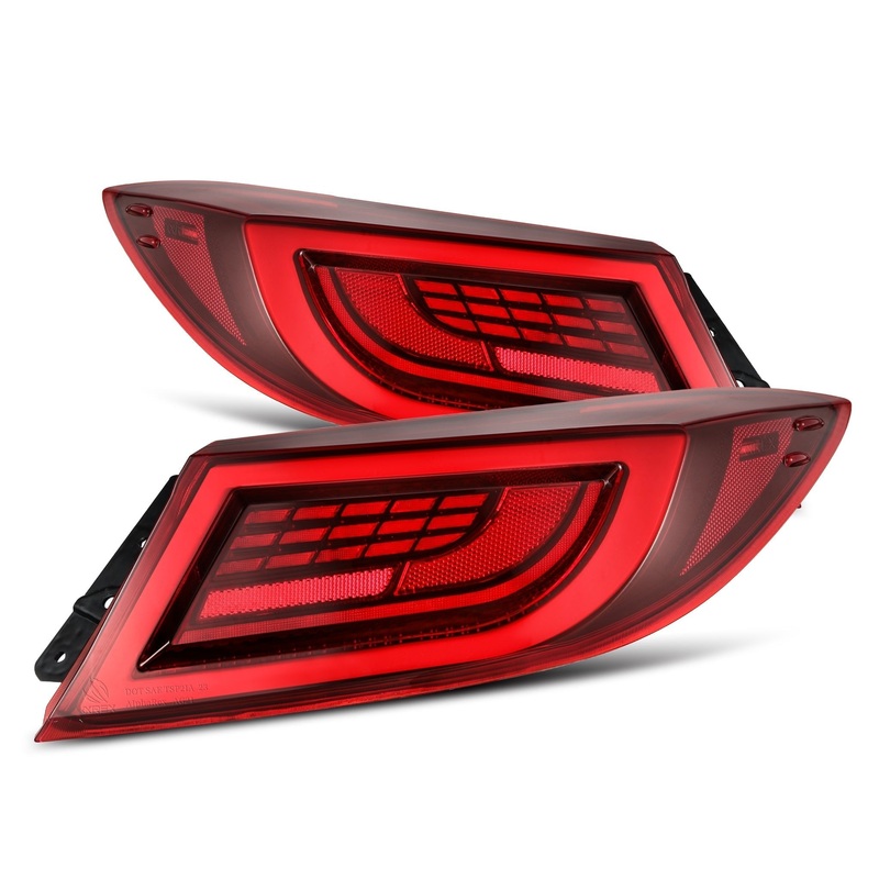 Alpharex LUXX-Series LED Tail Lights – Vivid Red | 2021-2024 Toyota GR86 / Subaru BRZ (675030)