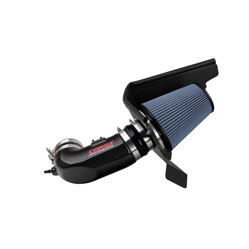 Corsa 2017-2023 Chevrolet Camaro ZL1 Carbon Fiber Air Intake w/ MaxFlow 5 Oil Filtration