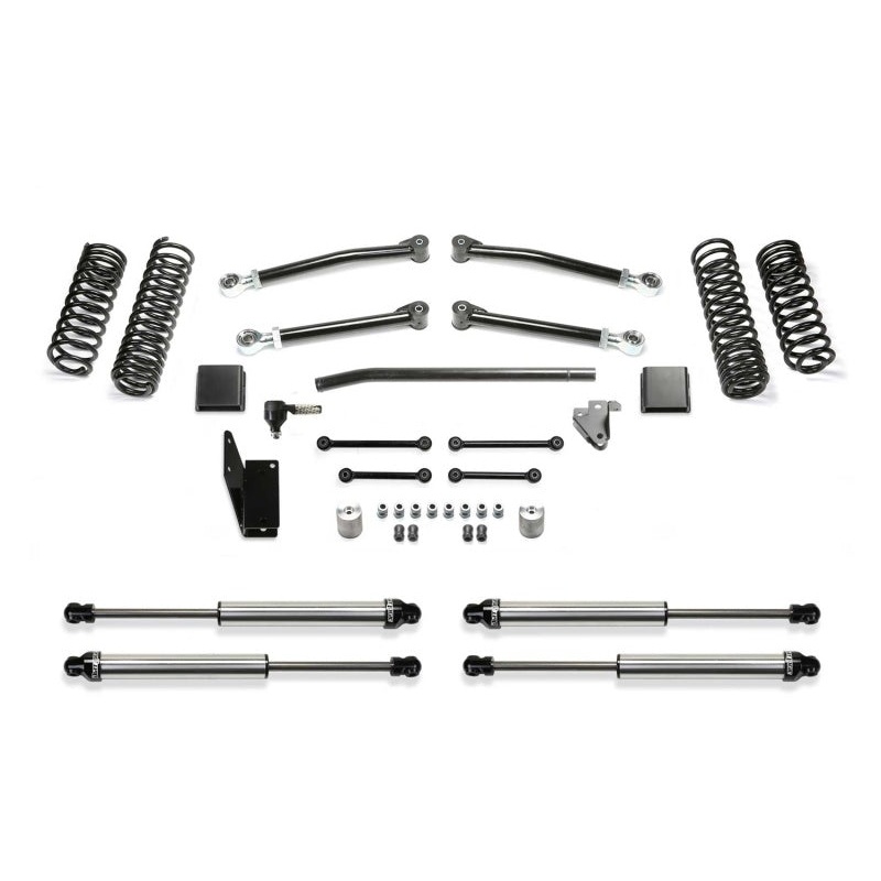 Fabtech 20-21 Jeep JT 4WD Gas 5in Trail w/Dlss Shks