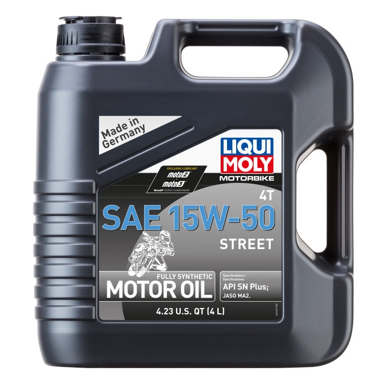 LIQUI MOLY 4L Motorbike 4T SAE 15W50 Street