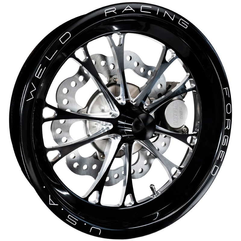 Menscer Hybrid Monotube Promod Strut (Spindle Mount Wheel) Front Lightweight Drag Racing Brakes DR1 2 Piston