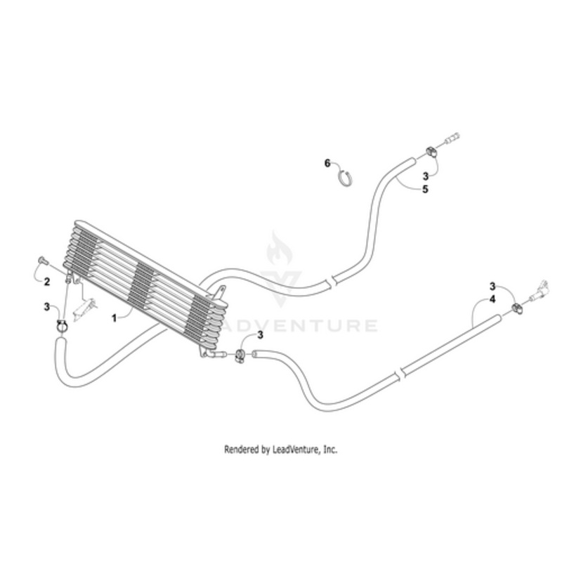 Oil Hose-9.52 Id X 1702Mm Large Rb:0410-323 by Arctic Cat
