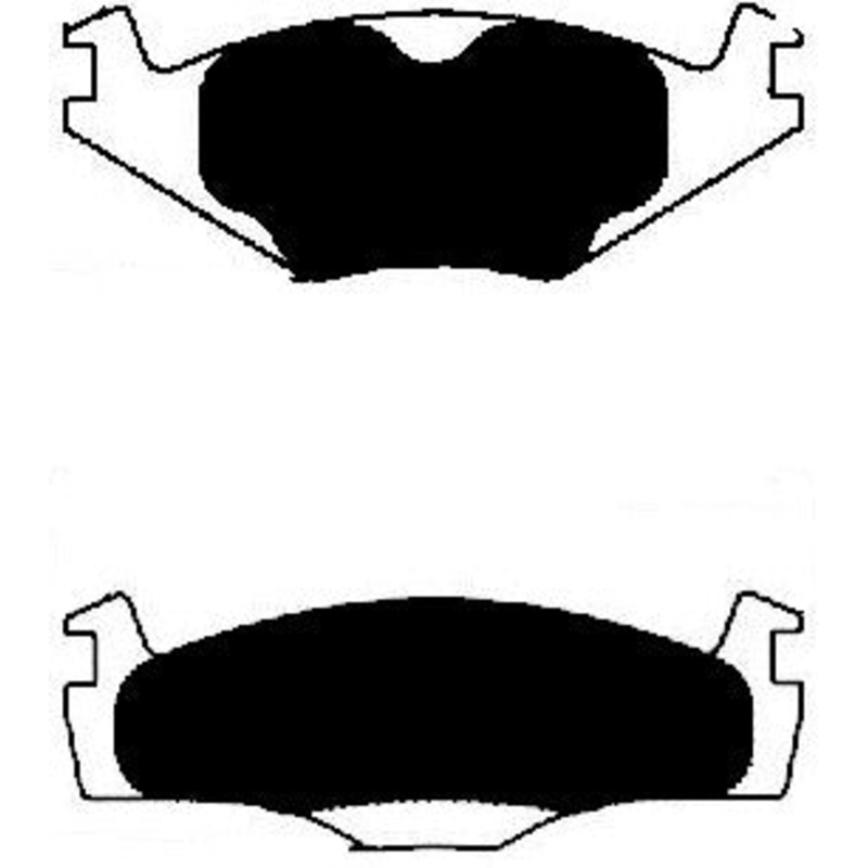 Porterfield Brake Pads for 1986 VOLKSWAGEN CABRIOLET