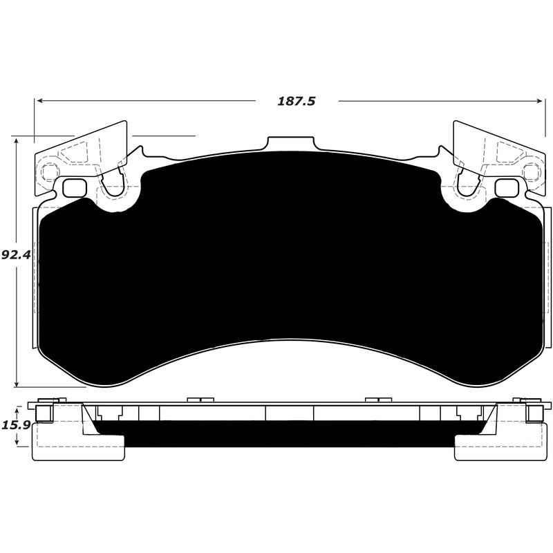Porterfield Brake Pads for 2017 AUDI S8 – w/Iron Discs