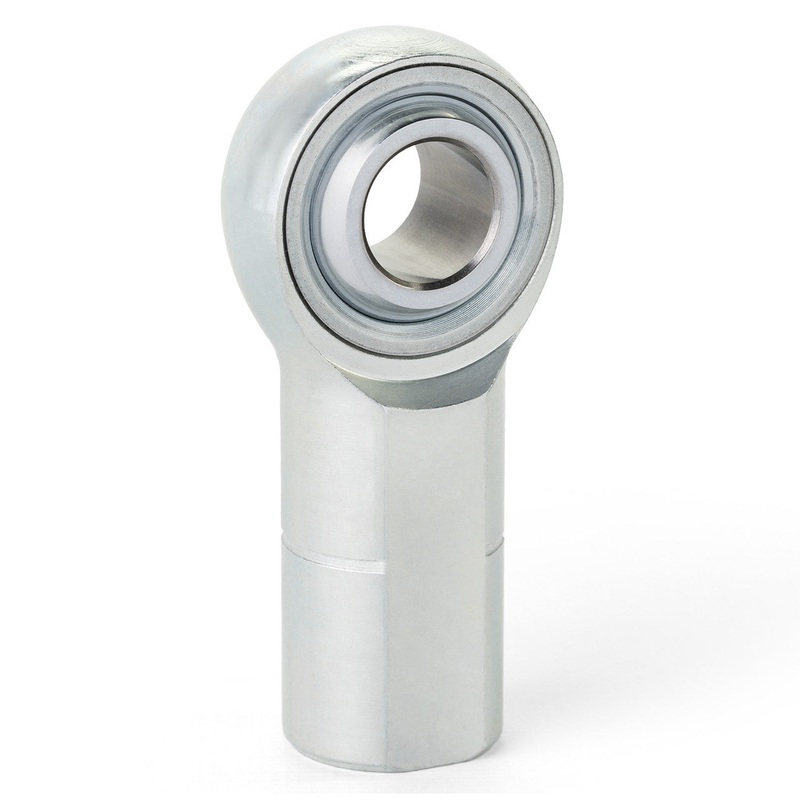 QA1 MHFR8T MH Series 3 Piece Alloy Rod End 8mm Bore M8X1.25 RH Female Thread PTFE Lined