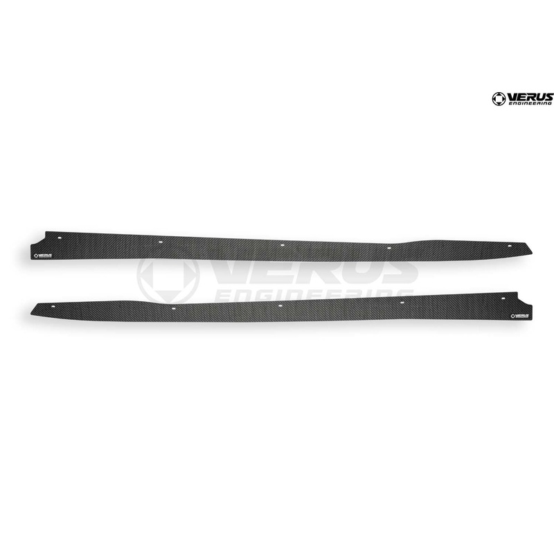 Verus Engineering Carbon Polyweave Side Splitter Kit | 2020-2026 Toyota Supra (A0263A)
