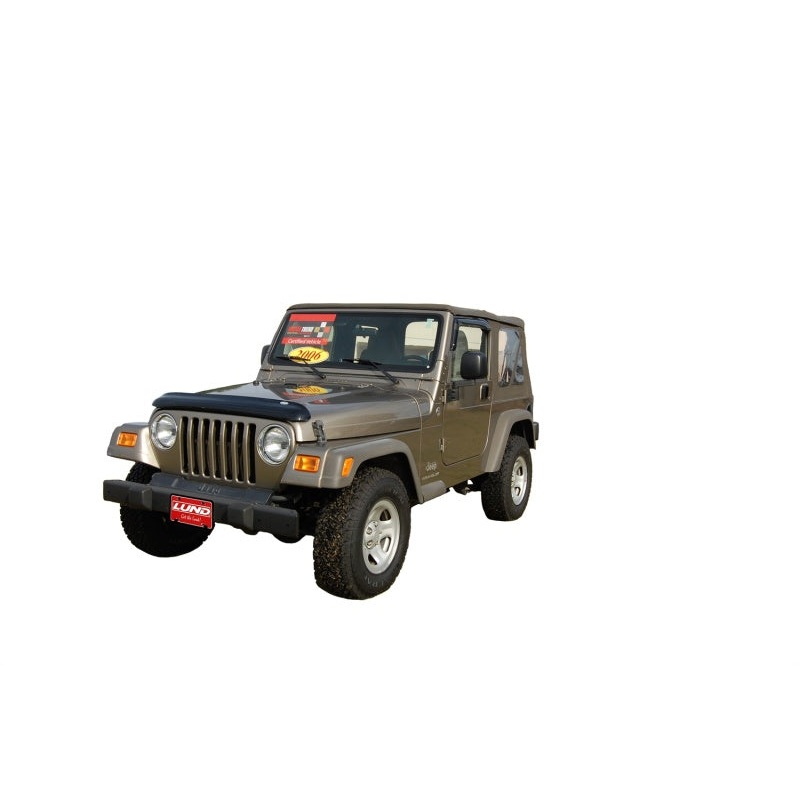 AVS 97-06 Jeep Wrangler Ventvisor Outside Mount Window Deflectors 2pc – Smoke
