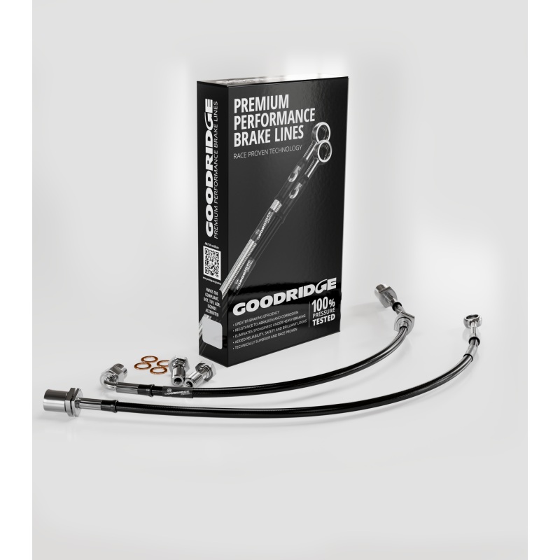 Goodridge 08-17 Honda Accord Stainless Steel Front Brake Lines
