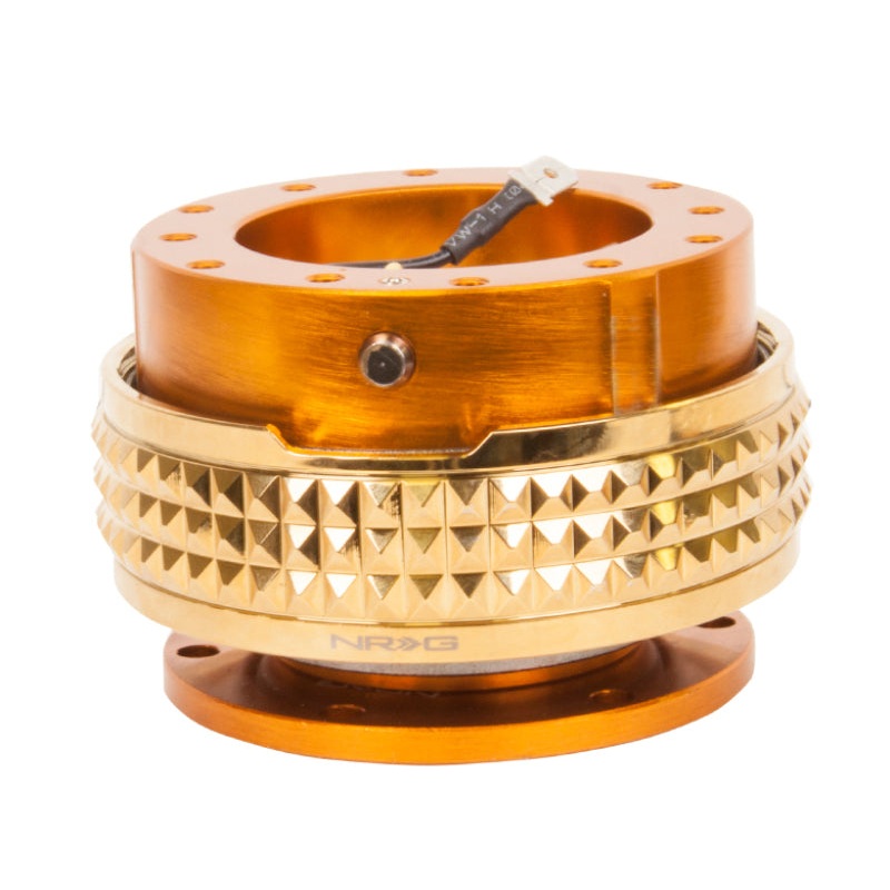 NRG Quick Release Kit – Pyramid Edition – Rose Gold Body / Chrome Gold Pyramid Ring