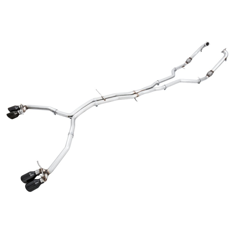 AWE Tuning Audi B9 S4 Track Edition Exhaust – Non-Resonated (Black 102mm Tips)