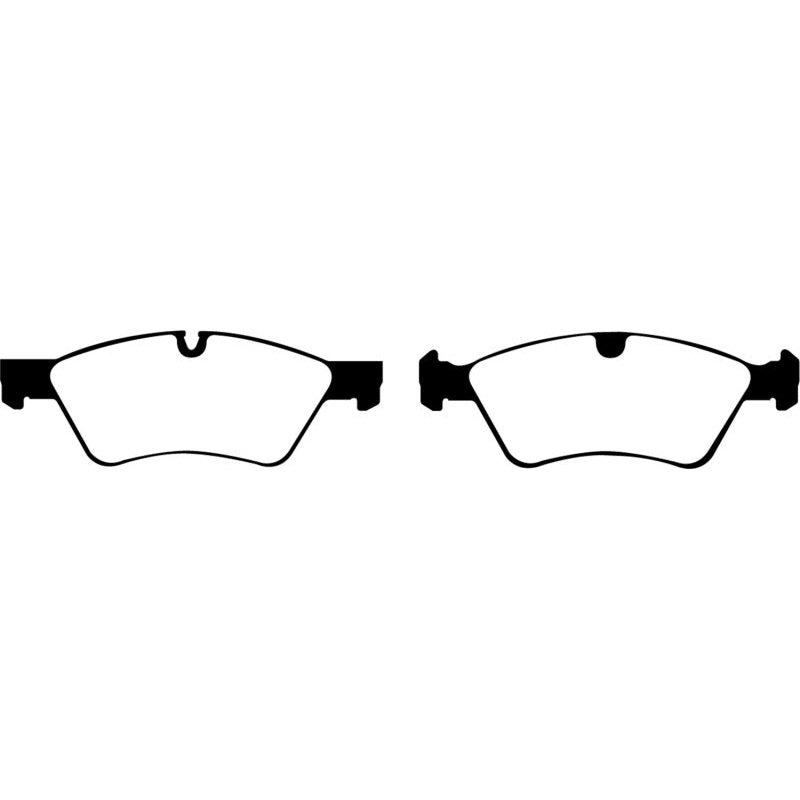 EBC 07-09 Mercedes-Benz R-Class R320 3.0 TD Greenstuff Front Brake Pads